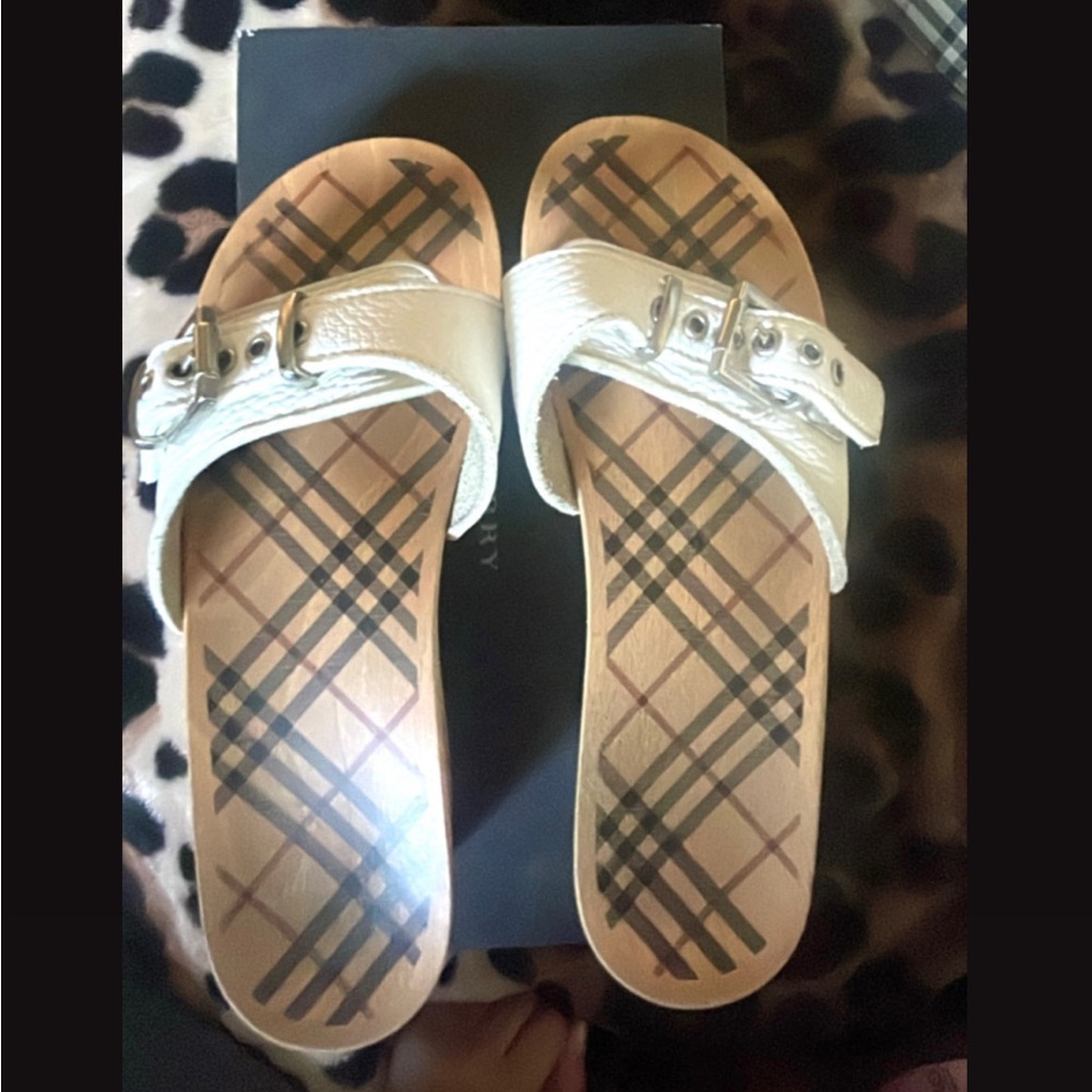 Burberry Wooden Clogs